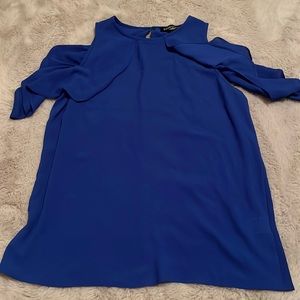 Royal blue blouse